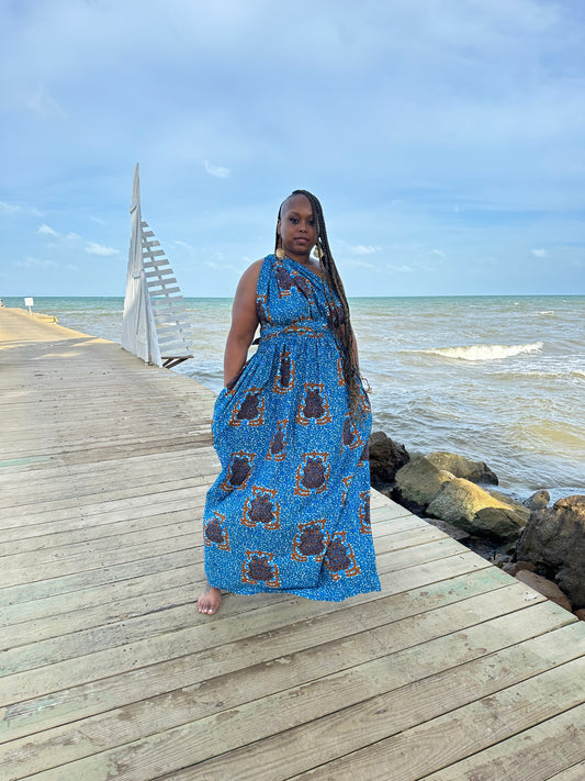 Blue Maxi Dress