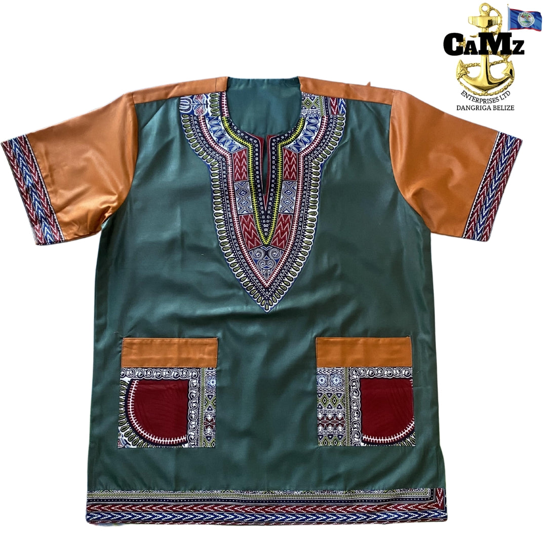 African Dashiki Shirt / Dashiki print men T-shirt