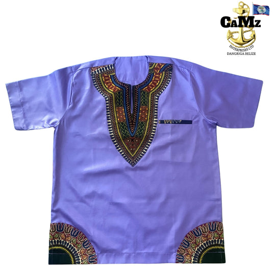01  African Dashiki Shirt / Dashiki print men T-shirt