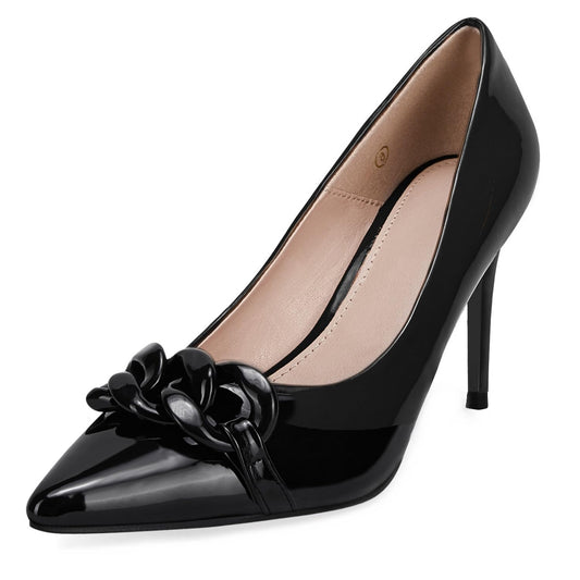 Closed Pointed Toe Pumps High Heels