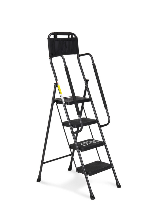 HBTower 4 Step Ladder With Handrails