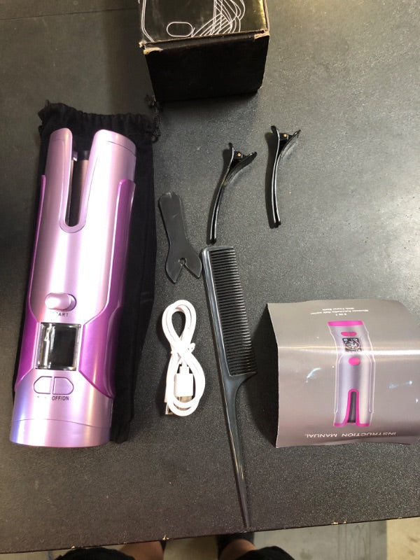 Upgraded Cordless Automatic Curling Iron